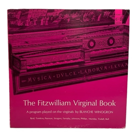 LP Blanche Winogron - The Fitzwilliam Virginal Book: Selections Vinyl Record - Picture 1 of 2